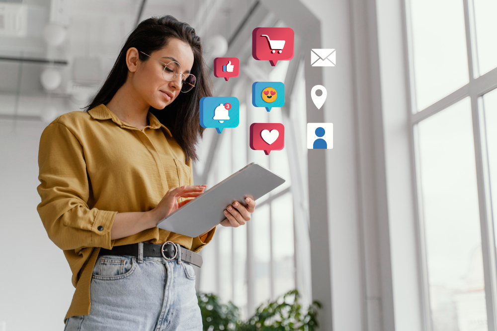 Social media marketing concept for marketing with applications<br />